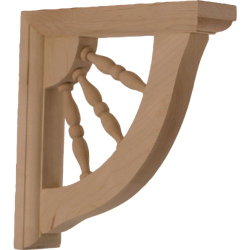 image for Ekena Millwork BKT01X07X07ADRW 1 1/2-Inch W by 7-Inch D by 7-Inch H An
