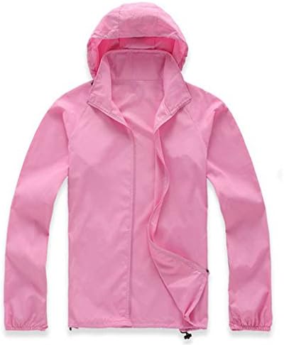 Men Jackets Hot Sale Man Hooded Thin Jackets Male Hoodie Thin Windbreaker Lightweight M-3Xl Pink M