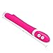 Premium Double Delight Wand Massager - Waterproof Medical Grade Silicone Clit Vibrator -9xSpeed&Pattern Multipurpose Noiseless Dildo - USB Rechargeable - Suitable For Women & Men By Viberance (Pink)