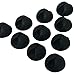 ROK Hardware Multipurpose Silicone Cable Clip Grip Wire Cord Type USB Desk Wall Desktop Organizer Charger Holder (20 Pack, Black)