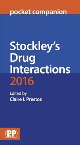 Download Stockley's Drug Interactions 2016 PDF