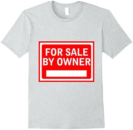 Mens For Sale by Owner Tee Shirt Large Heather Grey