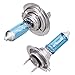AGPTEK H7 100W Halogen Headlight Bulb, Super Bright Fog Light for Car Motorcycle, 2 Pack