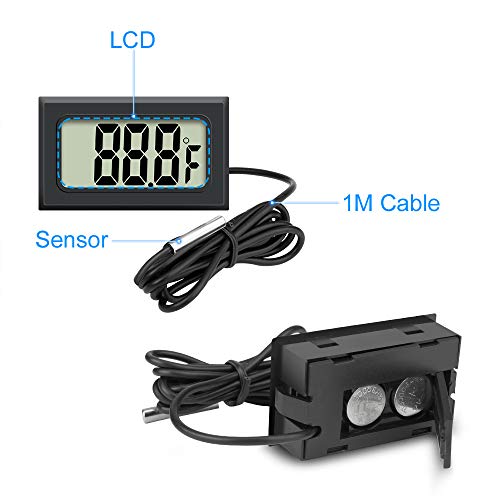 1 AikTryee+Thermometer+Temperature+Fahrenheit+Refrigerator