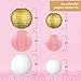 EPIQUEONE 62 Pc Party Supplies Kit - Pink and Gold Party Supplies - Elegant Party Decorations Birthday & Engagement Party Decorations & Unicorn Party Supplies Kit- Includes Balloons, Pom Pom, Lanterns