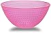 DuraHome - Plastic Serving Bowls - 100 oz Party Salad Snack Bowl in 4 Neon Colors, Set of 4 Bowls