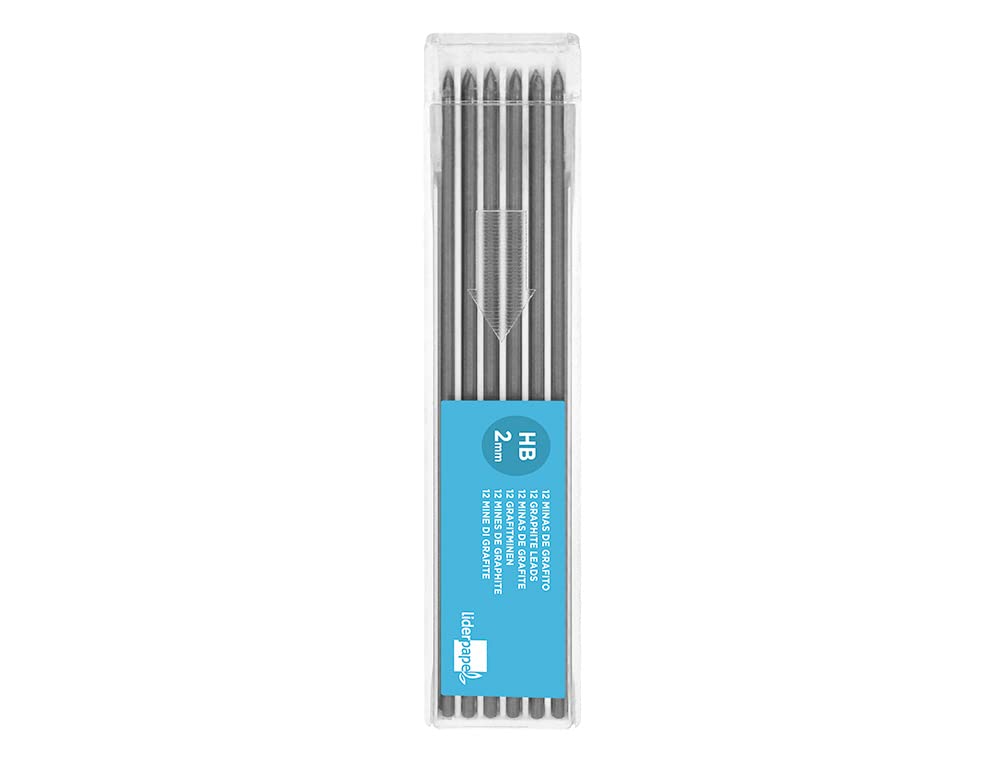 liderpapel 49172 Graphite Pencil 2 mm Assorted Case Pack 12