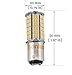 Bonlux 5W LED 1157 Ba15d Double Contact Bayonet Bulb 10-30V DC Warm White Double Connector Parallel Pin 1076 1130 1176 1142 LED 50W Replacement Bulb for Car RV Camper Lighting (Pack of 2)