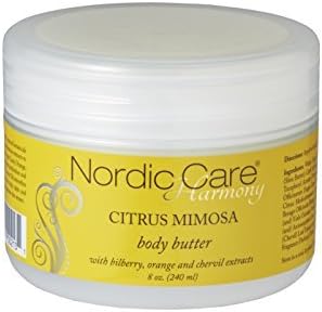 Nordic Care Harmony Body Butter, Citrus Mimosa, 8 Ounce by Nordic Care