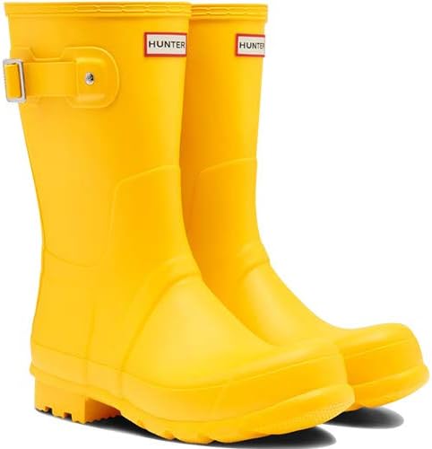 Amazon ハンター メンズ オリジナル ショート ブーツ Mens Original Short イエロー Mfs9000rma Ryl レインシューズ