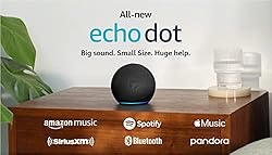 Echo Dot (5th Gen, 2022 release) | With bigger