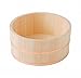 Hinoki Oke Pure Wood Bathtub Large Bucket Dia 240mm