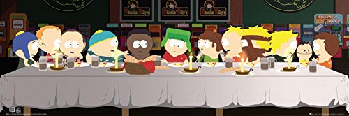 South Park - Last Supper Mini Poster 36 x 12in by Posterstoponline