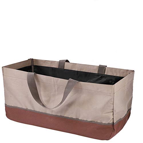 Fireplace Firewood Log Carry Bag Heavy Duty Wax Canvas Log Carrier Tote Outdoor Heavy Duty 600D ox Cloth Firewood Log Carrier Storage Bag Cam Accessory