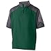 Holloway Raider Pullover Cage Jacket - Weather-Resistant Quarter Zip Athletic Wear with Sleeve Pocket
