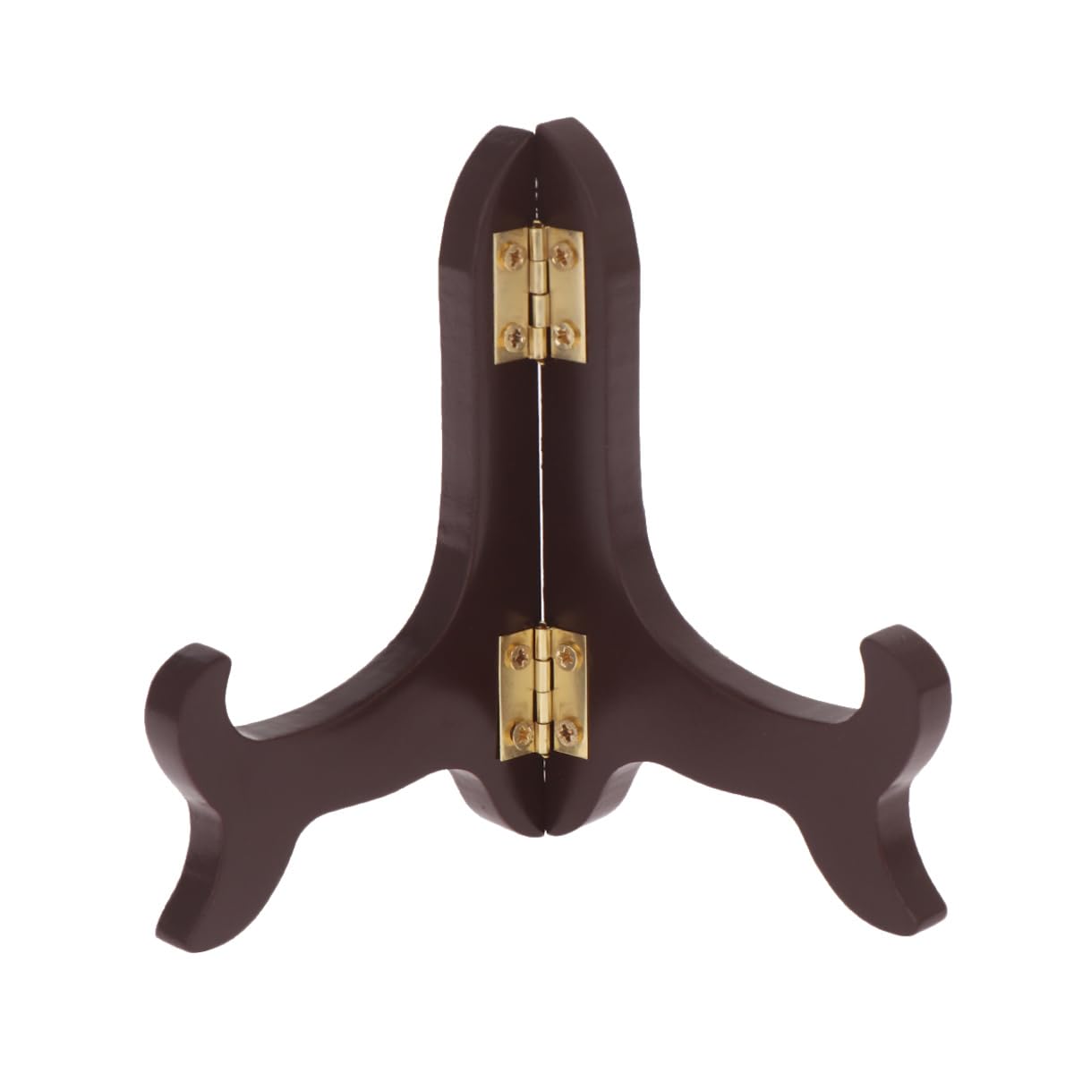 BESPORTBLE Wooden Plate Stand 4 Inch Display Stand for Decorative Plates Photo Books and Artwork Display Holder for Home Desktop