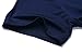 BELAROI Womens Basic Solid Loose Fit Short Sleeve Tunic T Shirt (L, Navy Blue)