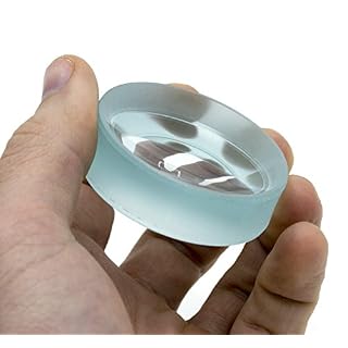 Round Double Concave High Optical Purity Glass Lens – 2″ (50mm) Diameter – 50mm Focal Length – 14mm Thick Approx. – Eisco Labs