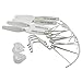 Syma X5UC X5UW RC Quadcopter Spare Parts -4 Motors, 4 Propellers, 4 Protection Frames,4 Landing Skids, 4 Gear Sets, 4 Lamp shade by Time4Deal