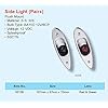 Pactrade-Marine-Boat-Navigational-Side-Bow-Tear-Drop-Lights-Stainless-Steel-Flush-Mount