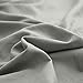 BOBforyou 3 Pieces Duvet Cover Queen,Stone Washed Yarn Dyed Microfiber Duvet Cover Set,Ultra Soft and Easy Care,Simple Style Bedding Set (Gray, Queen)