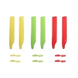 Andoer Wltoys Spare Part V977-020 Multicolor Main Blades & Tail Rotor for Wltoys V977 Power Star X1 RC Helicopter