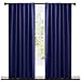 NICETOWN Vertical Blinds Window Curtain Panels - (Royal Blue Color) 52 by 84 inches, Set of 2 Panels, Energy Saving Blackout Curtains for Nursery