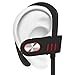 Bluetooth Headphones, Wireless Headphones Earbuds Waterproof, Premium Sound with Bass Noise Reducing, and Ergonomic Design Secure Fit for Running Exercising, 8 Hours Playtime with Mic Volume Control