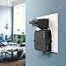 Aobelieve Wall Outlet Mount for Blink Sync Module - Black
