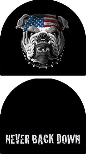 Ponce Erazor Bits Usmc Marines Bulldog Never Back Down Beanies Skull Ski Unisex Black