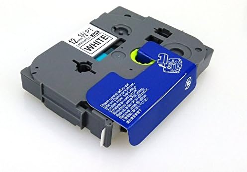 Nextoner compatible TZe-FX631 black on yellow 1/2X26.2ft(12mm*8m) P-touch labeling Tape for Brother P Touch Label Maker
