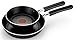T-fal C085SC74 OptiCook Thermo-Spot Titanium Nonstick Dishwasher Safe Oven Safe Fry Pan Cookware Set, 12-Piece, Black