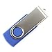 2GB USB 2.0 Flash Memory Drive Thumb Stick Swivel Design Blue