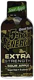 5 Hour Energy Nutritional Beverage, Extra Strength Sour Apple, 24 Count 1.93oz