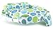 My Brest Friend Original Nursing Posture Pillow, Green & Blue Leaf