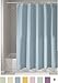 iDesign Fabric Shower Curtain, Liner for Master, Guest, Kid's, College Dorm Bathroom, 72