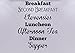 Breakfast, Second Breakfast, Elevensies, Luncheon, Afternoon Tea, Dinner, Supper - Lord of the Rings Wall Decal Vinyl - Lord of the Rings Inspired - Wall Decal - Color Black (22 W