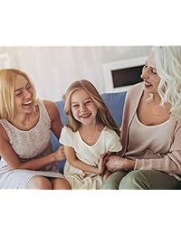 Collar para abuela, dorado con 3 círculos, entrelazados, para mamá y nieta, regalo de cumpleaños