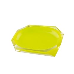Faceted Soap Dish, Durable Resin, Smooth, Easy to