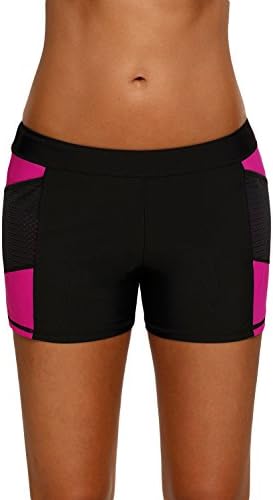Jersri Women Swim Board Shorts,Elastic Waist Sports Beach Shorts Bottoms Size S-XXXL
