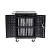 Pearington 32 Device Mobile Charging and Storage Cart for iPads, Chromebooks and Laptop Computers, Up to 13-inch Screen Size, Surge Protection, Front & Back Access Locking Cabinet