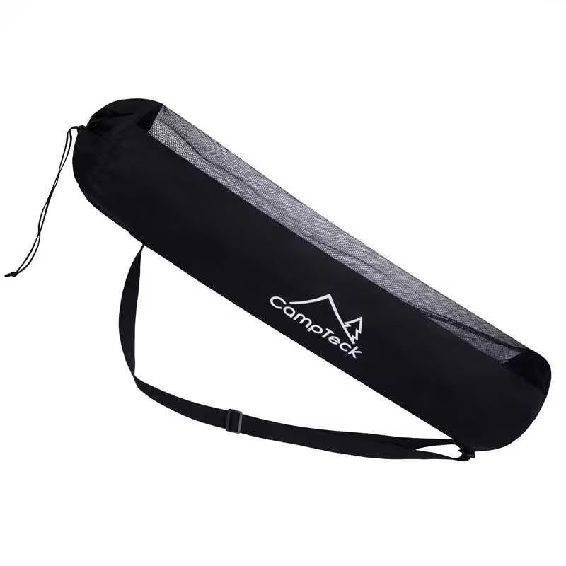 CampTeck U7266 Drawstring Ball Tube Football Bag with Shoulder Strap (5 x Size 5 Balls) – Black