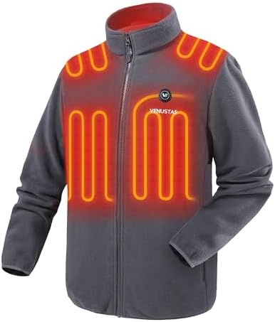 Amazon.com: FrostVoyage Heated Fleece Jackets for Men Women with