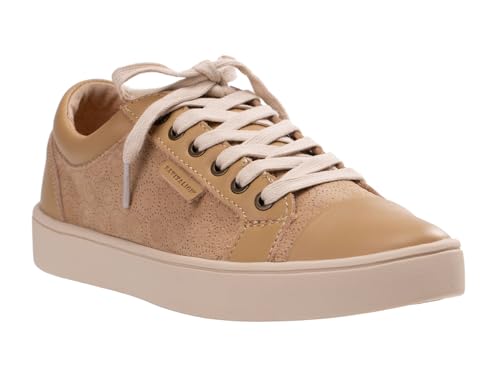 Revitalign Women's Mallory Sneaker, Tan, 12