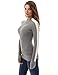 PattyBoutik Women's Mock Neck Raglan Long Sleeve Sweater