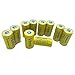 Rechargeable CR123A Battery, Veeki VK-BT16340 RCR123A 3.7V 700mAh Protected Li-ion 16340 Batteries 8Packs for High Drain Device (Yellow)