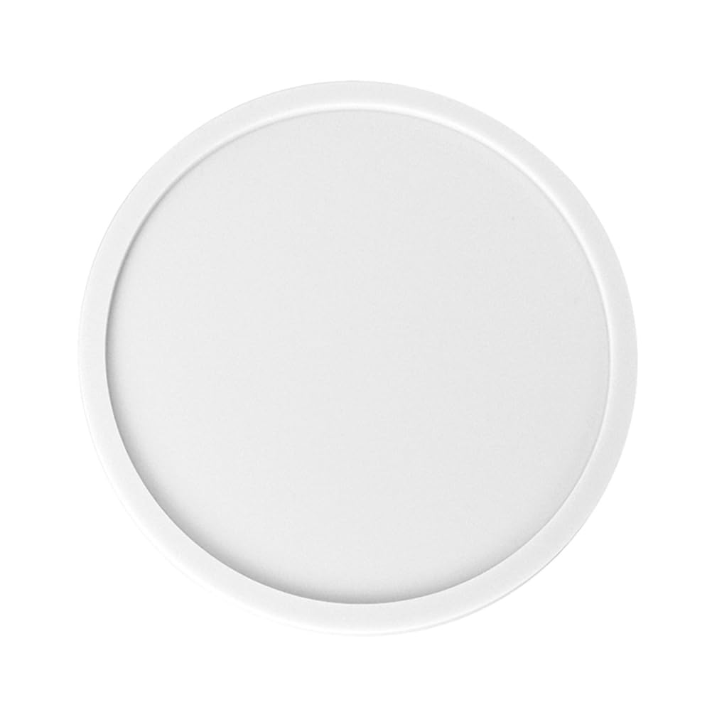 Silicone Pad White Coasters Coasters for Drinks with Holder Black Non Slip Round Silicone Rubber Mug Coaster for Coffee Beer Mug Wine Glass Bottle Home and Bar Black Coasters