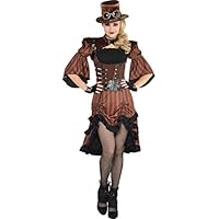 AMSCAN Steamy Dreamy Steampunk Halloween Costume for Women, Small, with Included Accessories
