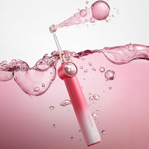 AirJet X5 Elektrische Zahnbürste, Zahnzwischenraum-Reinigung, Verlaufs-Pink | 100% Plaque-Entfernung, Zahnfleischpflege, für Zahnspangen geeignet, 60