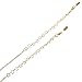 LUFF Anti-Skid Reading Glasses chain Glasses Strap retro metal chain sunglasses glasses holder (Gold)